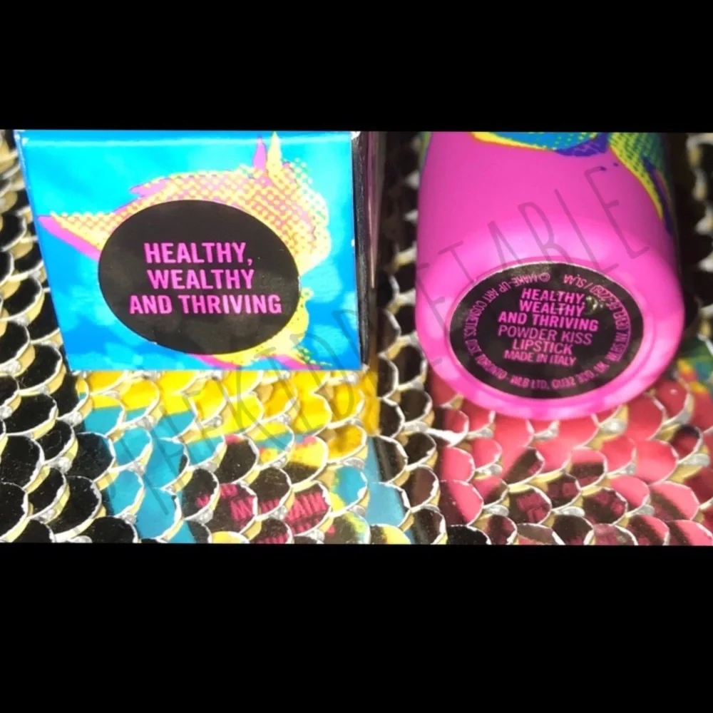 Limited Edition MAC Lipstick healthy wealthy and thriving